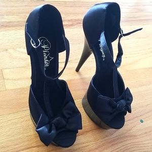 Pleaser black stilettos